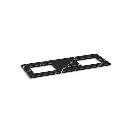 Kohler Quartz 61 Top W/ 2 Rect Um Cutout Ws 28255-EMQ